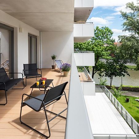 Apartamenty-Wroc River Point Wroclaw Ruang foto