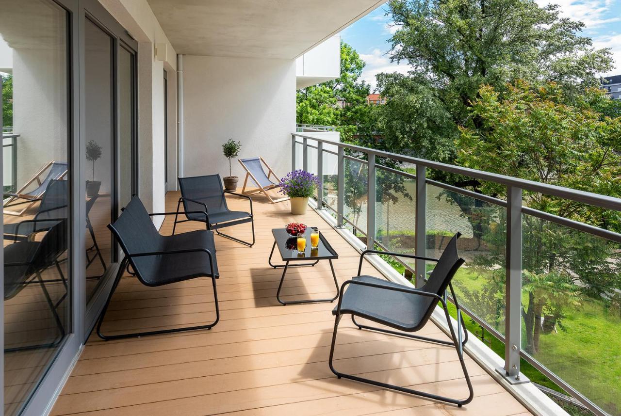 Apartamenty-Wroc River Point Wroclaw Bagian luar foto