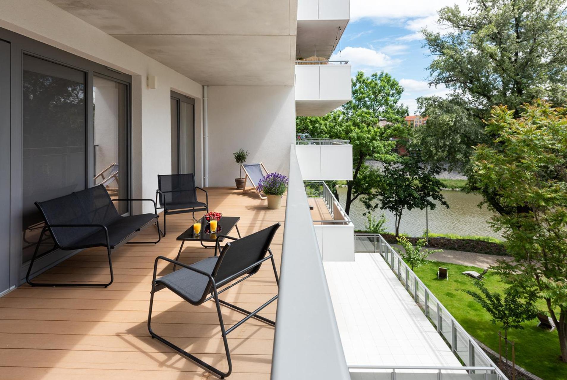 Apartamenty-Wroc River Point Wroclaw Ruang foto